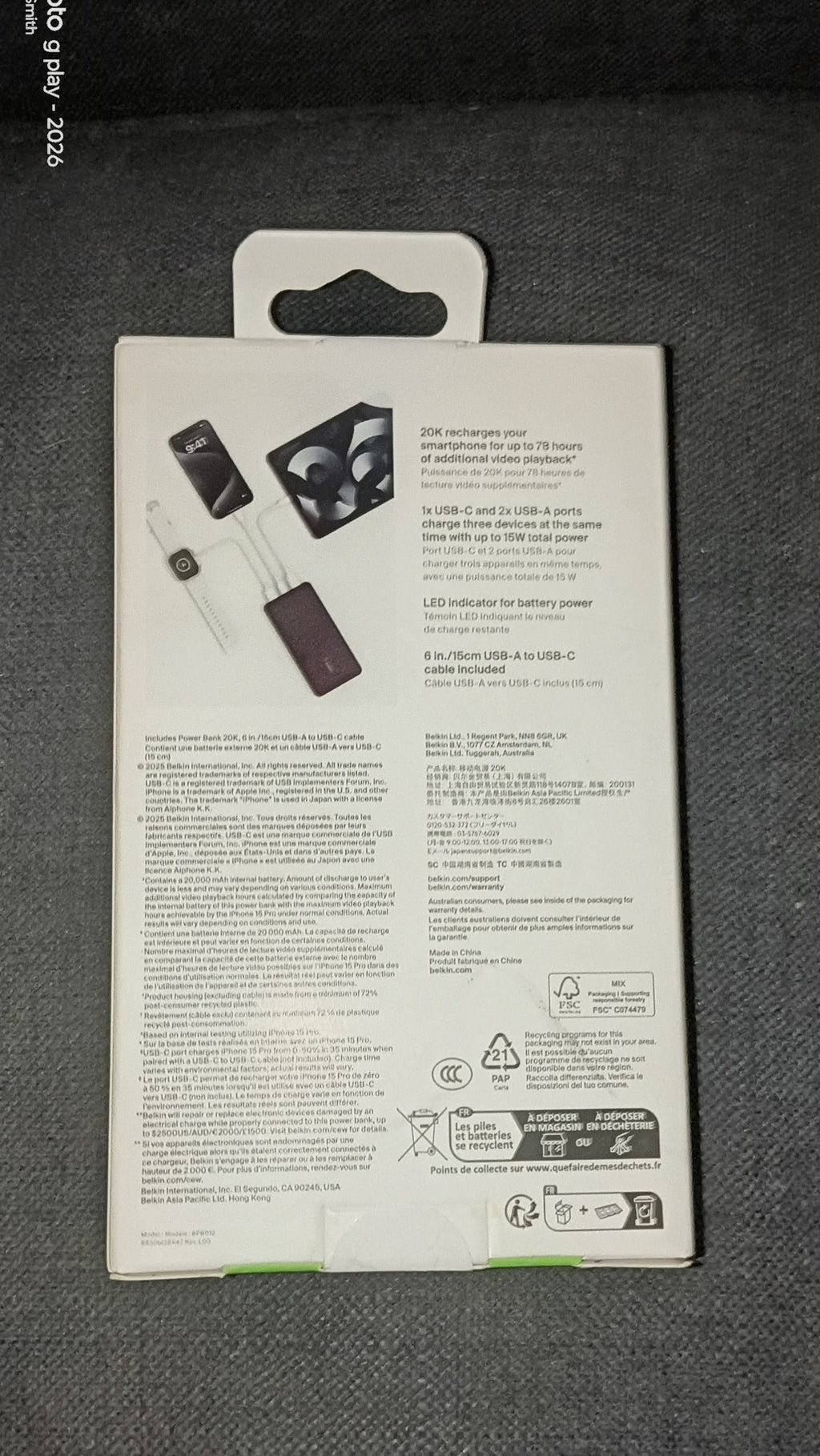 Belkin BoostCharge Power Bank