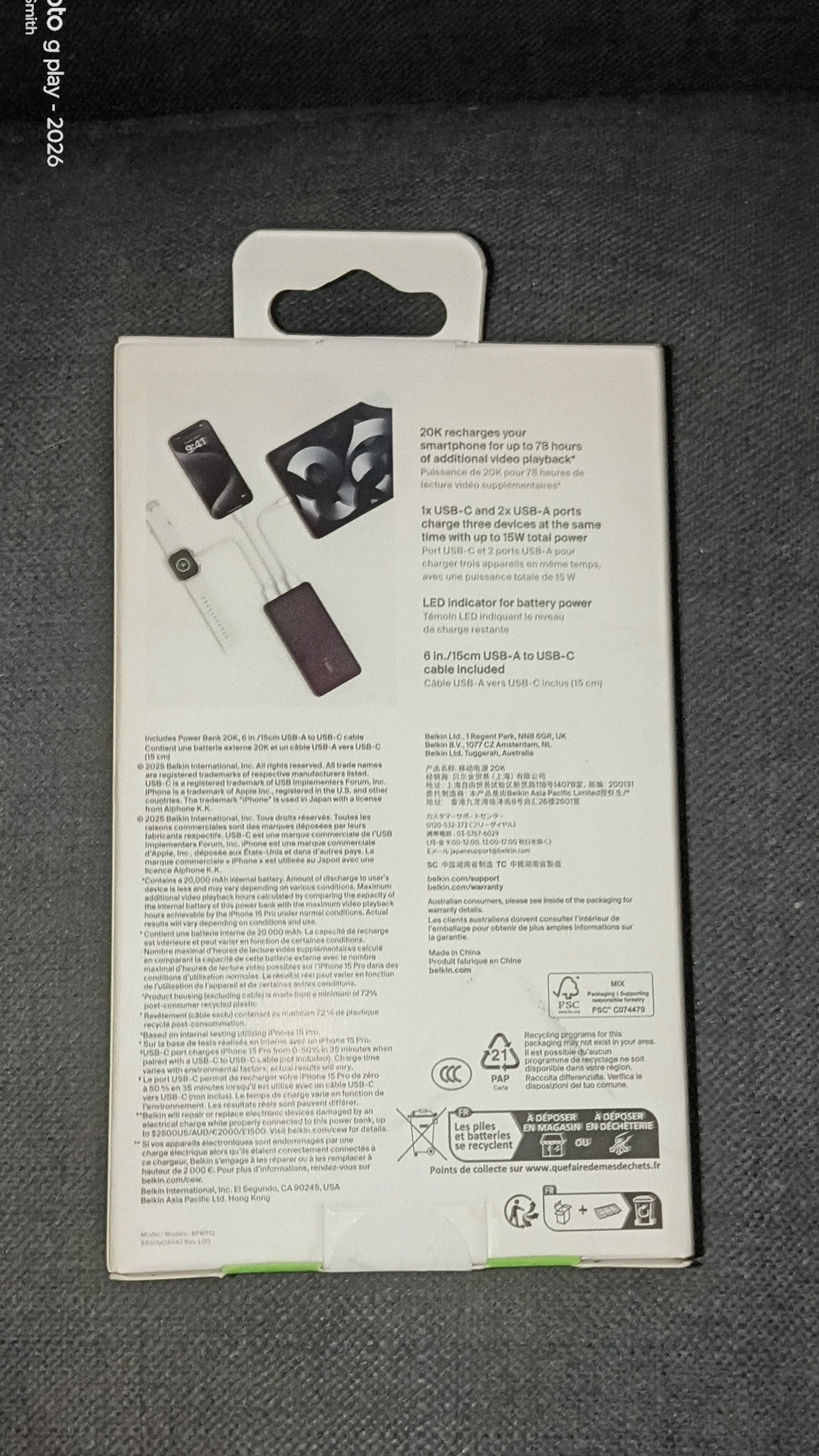 Belkin BoostCharge Power Bank